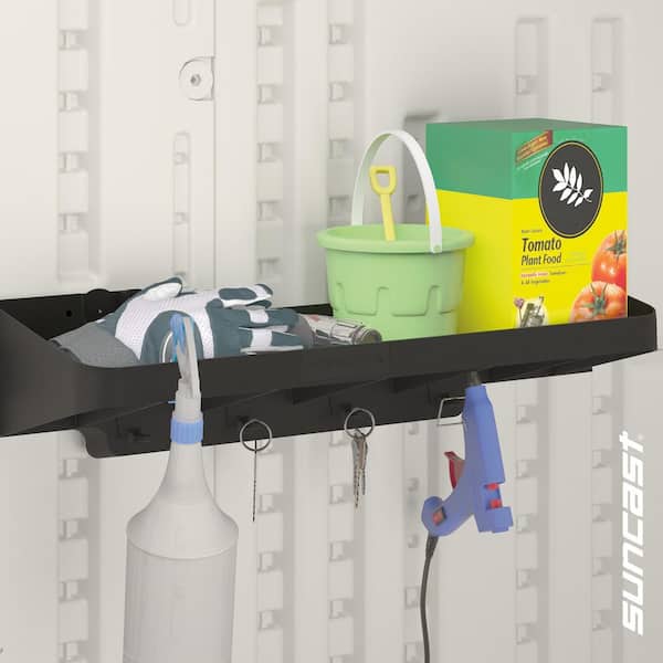 24 in. Plastic Storage Shelf Kit (2-Pack)