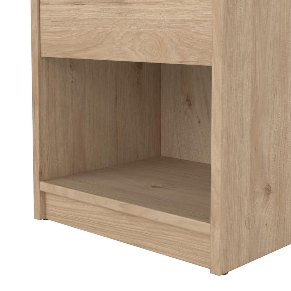 Jackson Hickory 1 Drawer and 1 Shelf Nightstand
