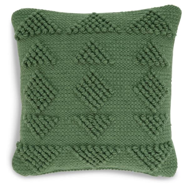 Signature DESIGN BY ASHLEY Rustingmere Green Geometric Polyester 16 in. L x 16 in. W Pillow