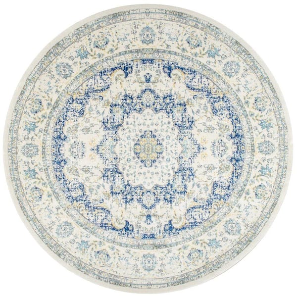 Verona Vintage Persian Blue 4 ft. Round Rug