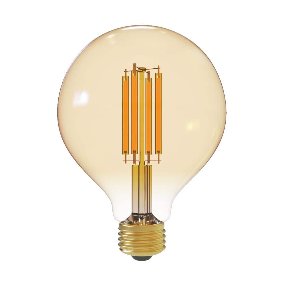 mild handtekening oosten FENBAO 60-Watt Equivalent G30 Dimmable LED Vintage Glass Edison Light Bulb  Warm White Glow Effect (2200K) (1-Piece) LG0004-001 - The Home Depot