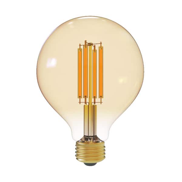 FENBAO 60-Watt LED Vintage Glass Edison Light Bulb White Glow Effect (2200K) (1-Piece) LG0004-001 - The Home Depot