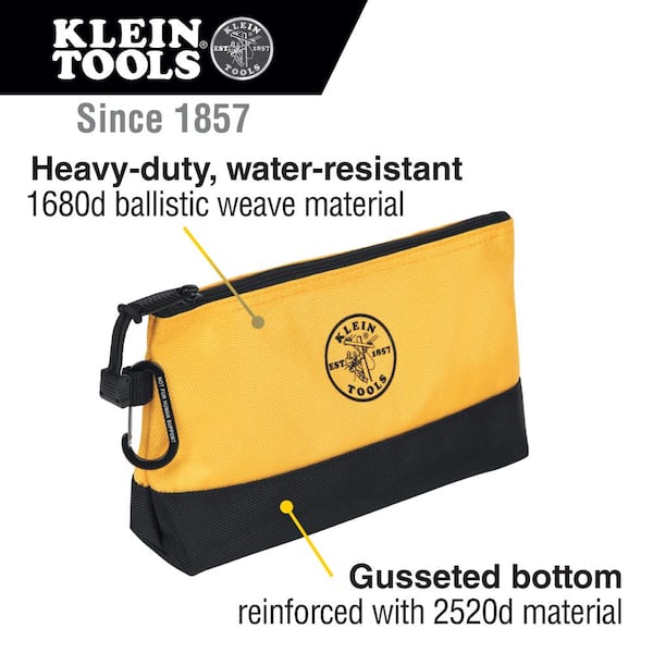 Klein Tools - 55559 - Stand-up Zipper Bags, 7-Inch and 14-Inch, 2-Pack