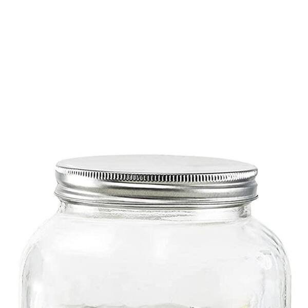 Style Setter Willow Bay 1.5 Gal., Clear, Ribbed Pattern, Cold Beverage  Glass Dispenser, with Leak Proof Acrylic Spigot 410410-RB - The Home Depot