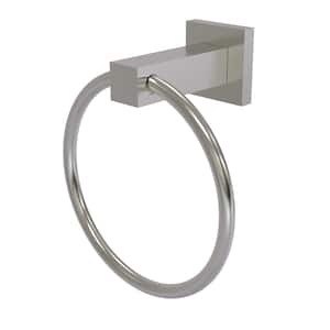 Montero Collection Towel Ring in Satin Nickel