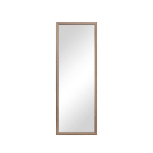 Dovelina 43 in. H x 16 in. W Modern Rectangle Framed Gold Wall Mirror