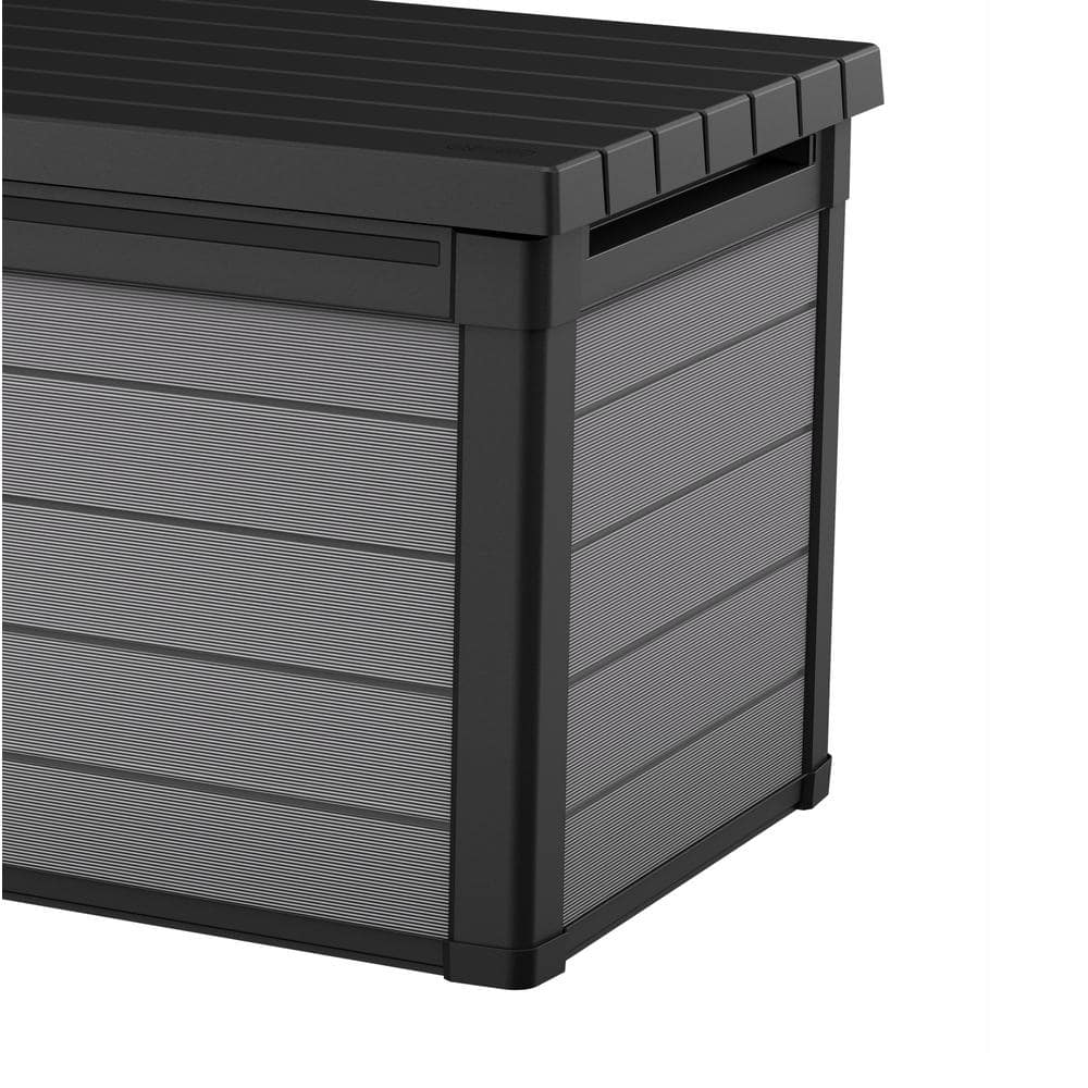 Gray Lockable Plastic 150-Gallon Deck Box