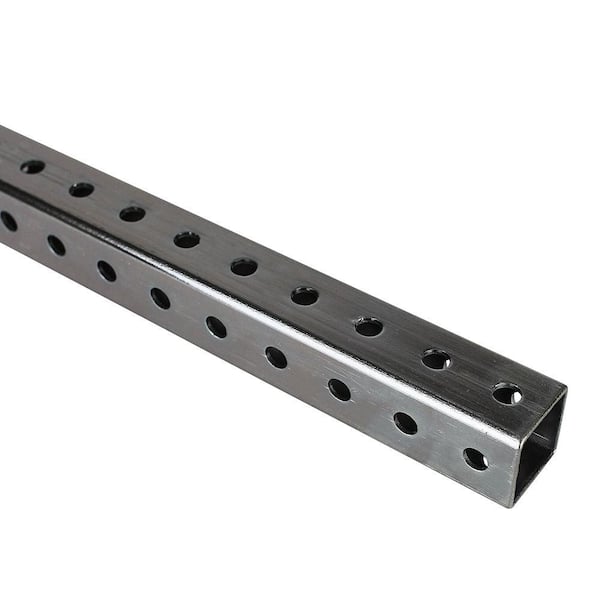 Everbilt 1-1/4 in. x 36 in. Zinc-Plated Punched Square Tube