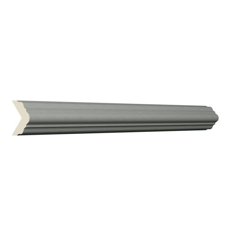 Mae 96 in. White Polyurethane Crown Moulding