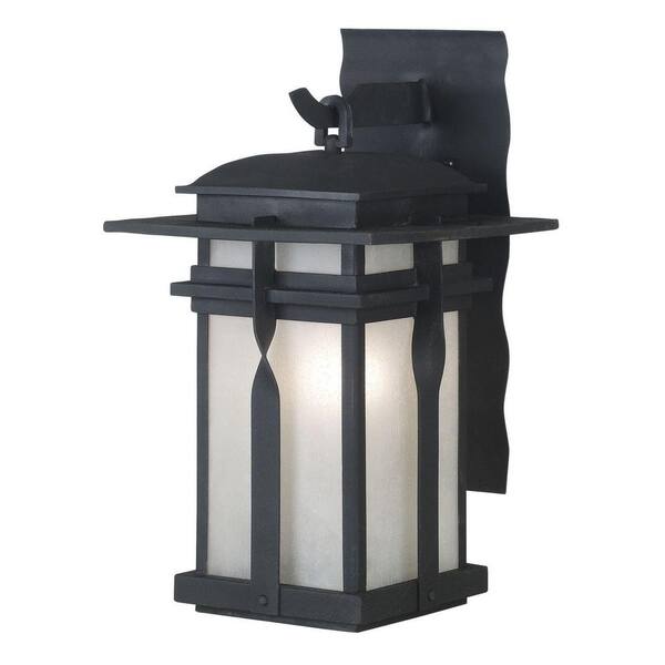 Kenroy Home Carrington 1-Light Small Black Lantern