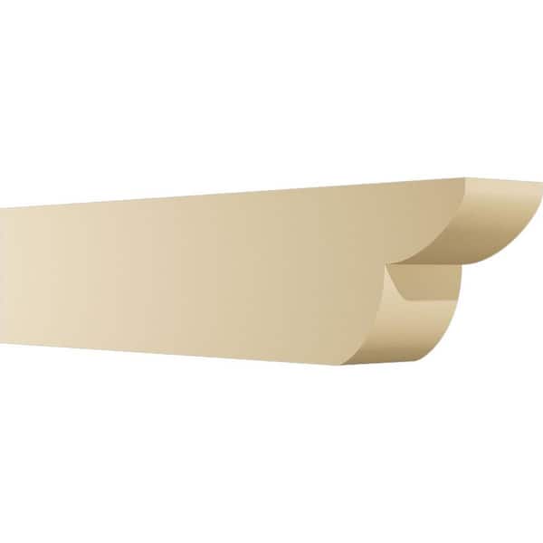 Ekena Millwork Standard Crestline 5 in. W x 8 in. H x 36 in. D Signature Urethane Rafter Tail Outlooker