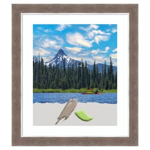 Noble Mocha Picture Frame Opening Size 20 x 24 in. Matted to 16 x 20 in.