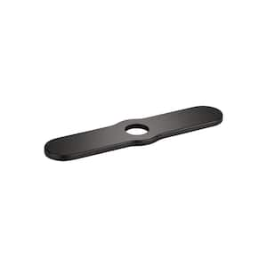 Joleena 11 in. Base Plate in Matte Black