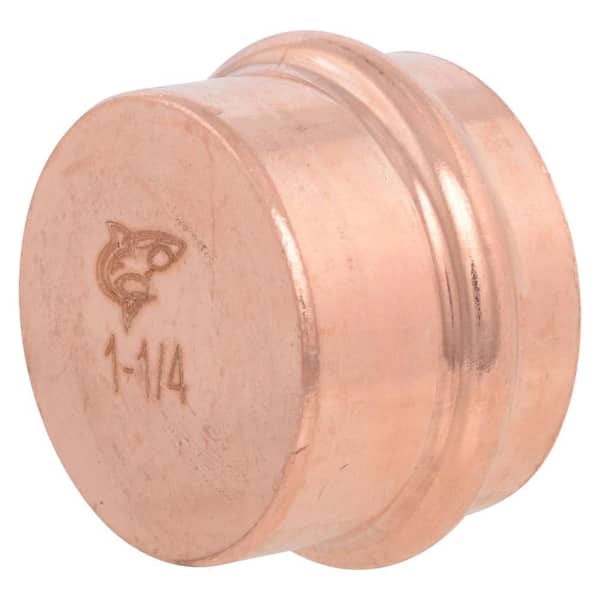 1-1/4 in. Copper Press End Cap (5-Pack)