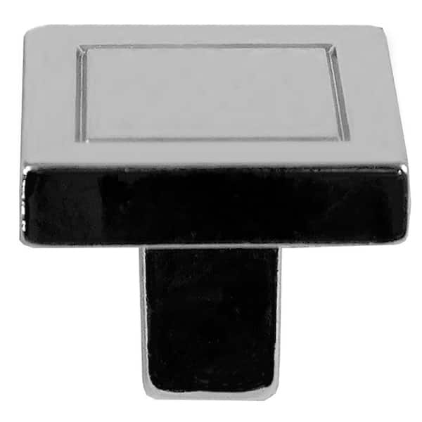 Laurey Cosmopolitan 7/8 in. Polished Chrome Square Cabinet Knob