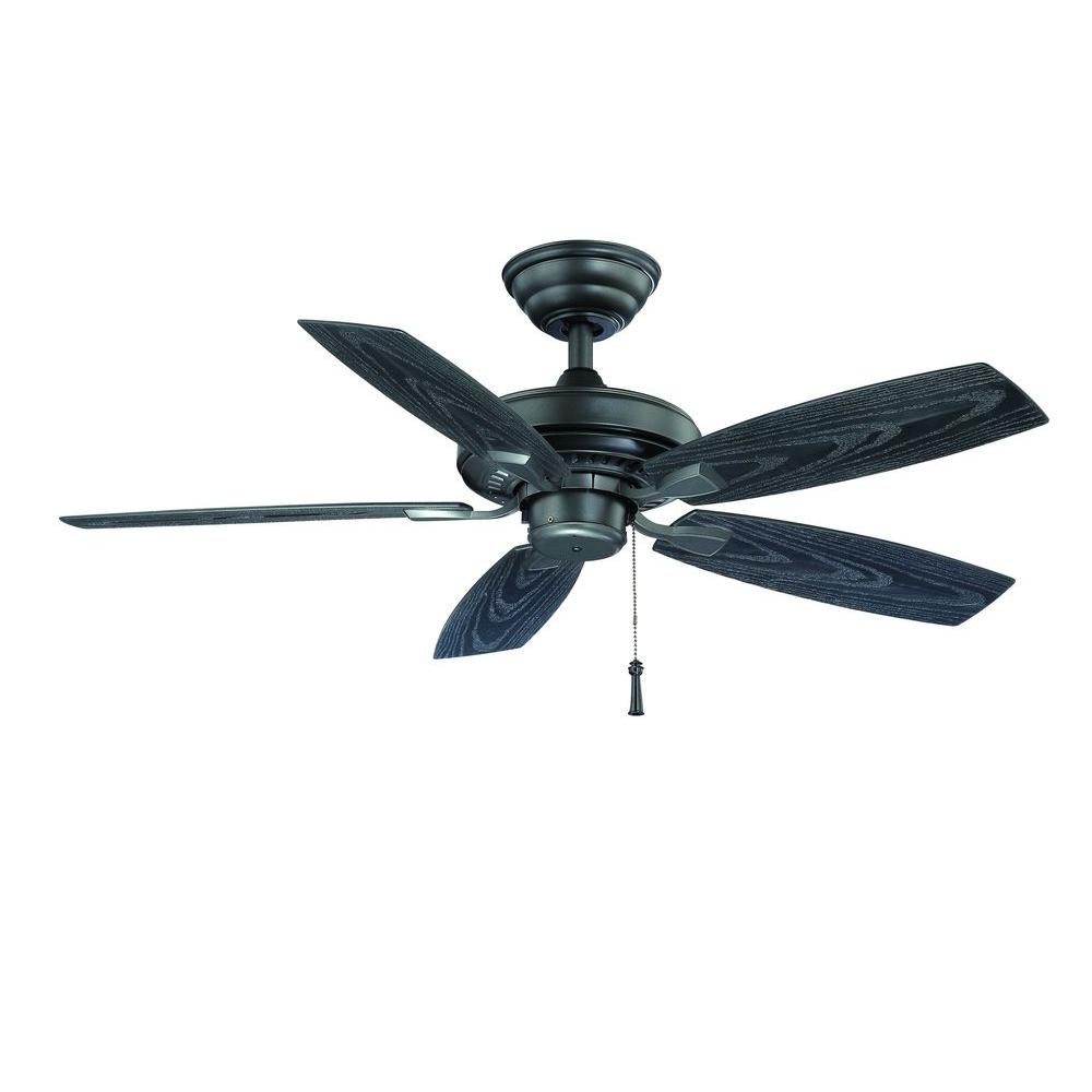 5 Blades Hampton Bay Indoor Ceiling Fans Without Lights The Home Depot Ceiling Fans Without Lights, Small Outdoor Ceiling Fan Without Light