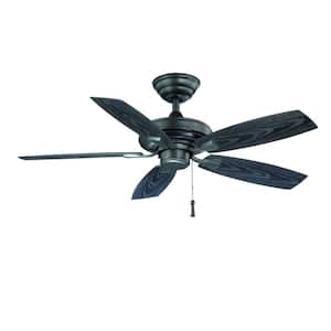 Gazebo II 42 in. Natural Iron Smart Hubspace Ceiling Fan with Remote
