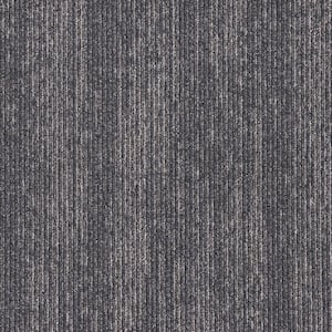 24 in. x 24 in. Textured Loop Carpet - Elite -Color Navy