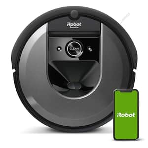 Roomba i7 Wi-Fi Connected Robotic Vacuum Cleaner (7150) Wi-Fi Connected, Smart Mapping, Ideal for Pet Hair in Black