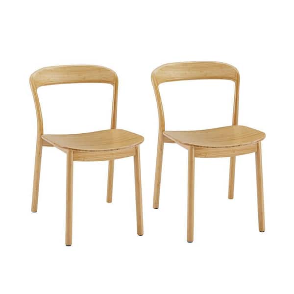 Unbranded Layla Sand Bamboo Seat Dining Chair
