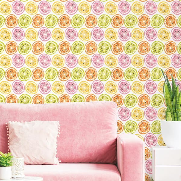 Citrus Sweet Vinyl Peel and Stick Wallpaper (28.29 sq. ft.)