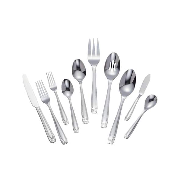 Home Decorators Collection Lora 45-Piece Stainless Steel Flatware Set (Service for 8)
