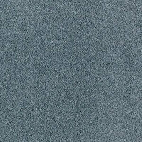 SoftSpring Carpet Sample - Cashmere I - Color Poolside Texture 8 in. x 8 in.