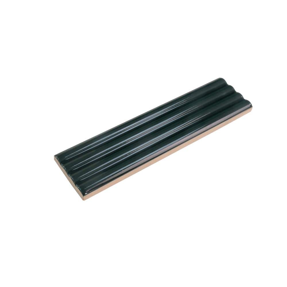 Green Glossy Ceramic Subway Tile for Kitchen and Bathroom