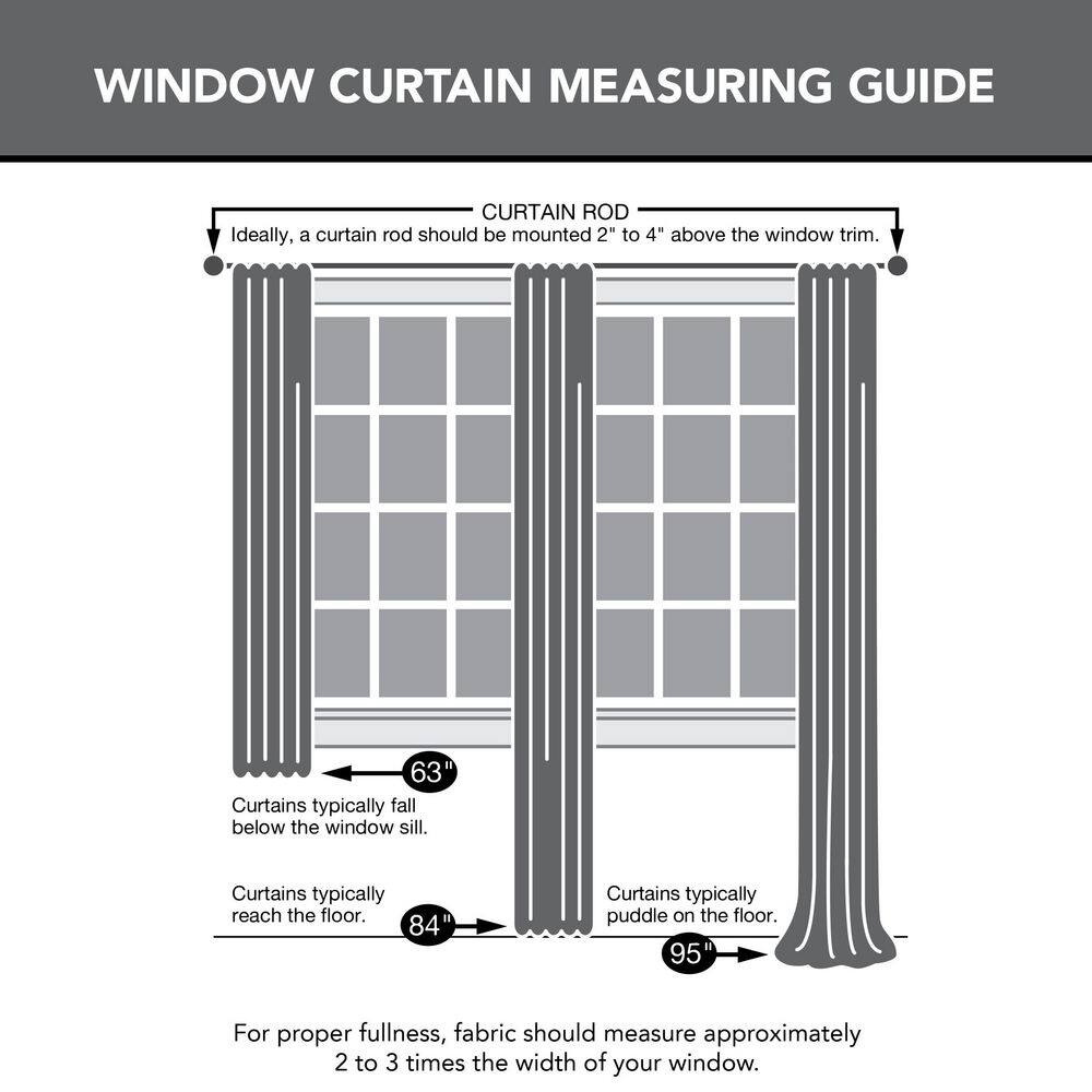 Ecru Extra Long Sheer Tab Top Polyester Window Panel