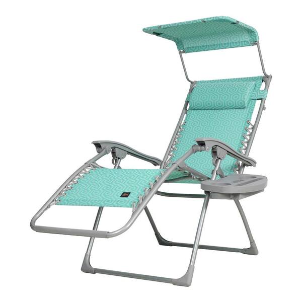 set of 2 teal zero gravity loungers