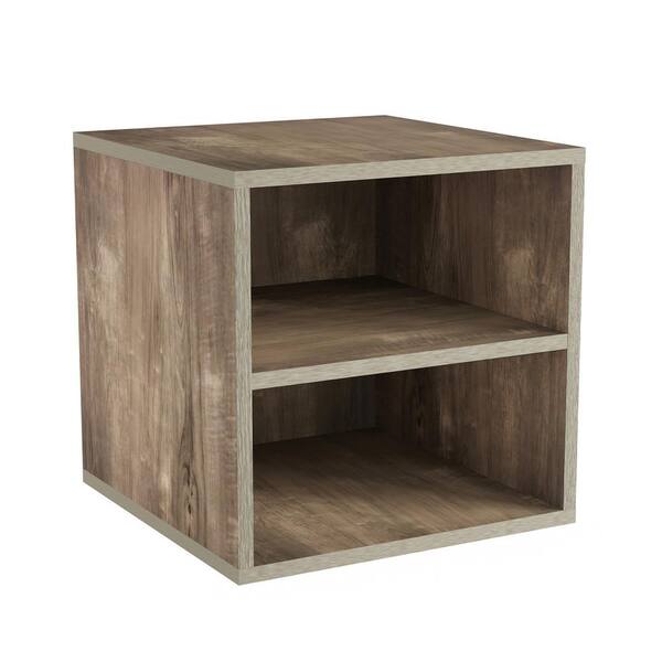 Lavish Home 15.75 in. Gray End Table