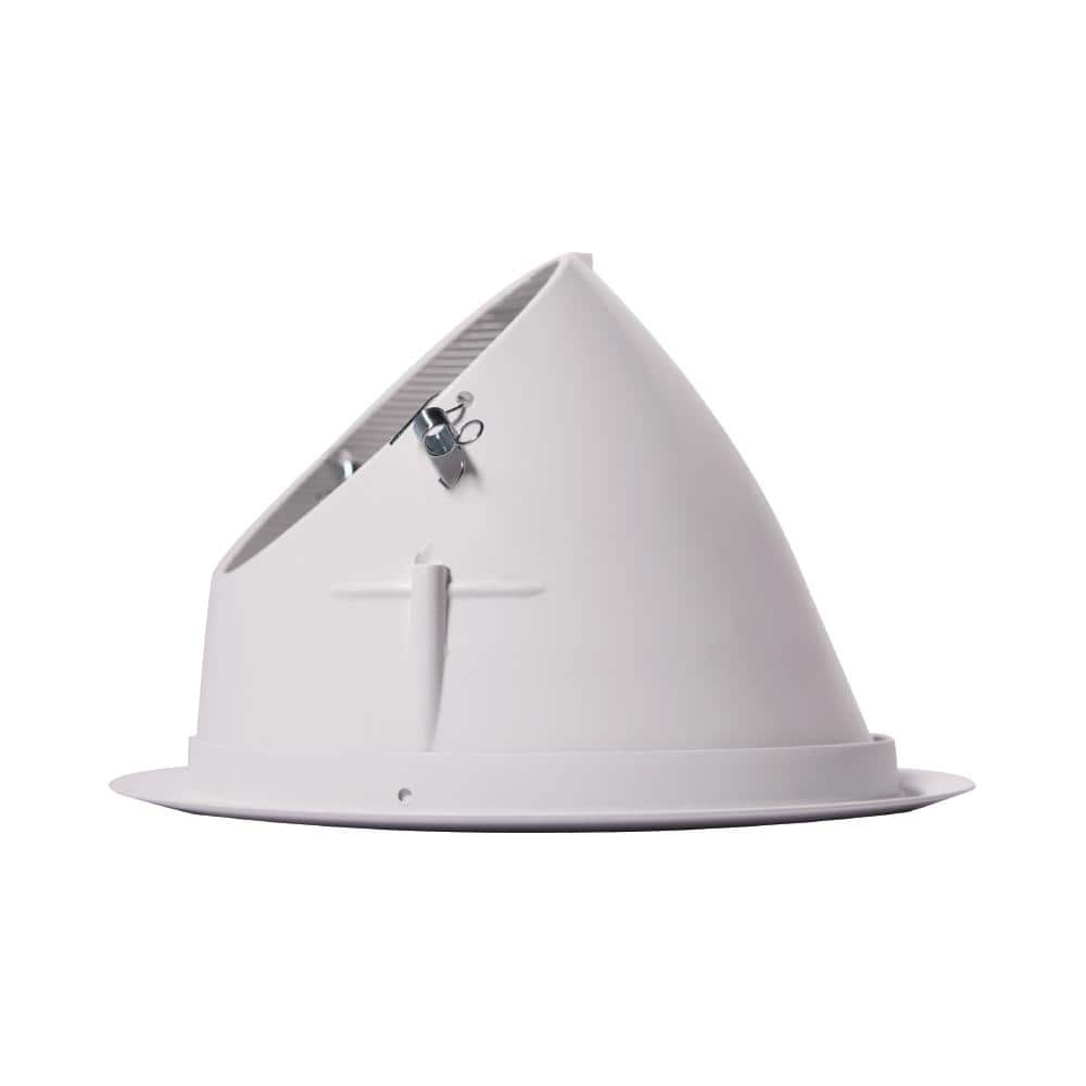Halo 6-Inch White Aluminum Sloped Ceiling Recessed Light Trim