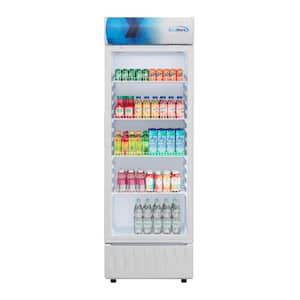 24 in. 12 cu. ft. 1-Door Merchandiser Refrigerator in White