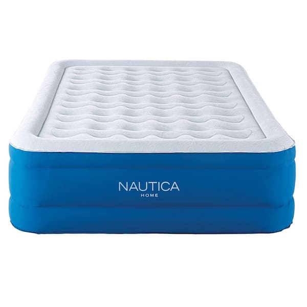 Home Support Aire Air Mattress with Built in Pump Puncture Resistance Vinyl Topper, 16" Full