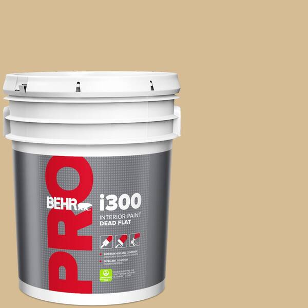 BEHR PRO 5 gal. #330F-4 Pebble Path Dead Flat Interior Paint
