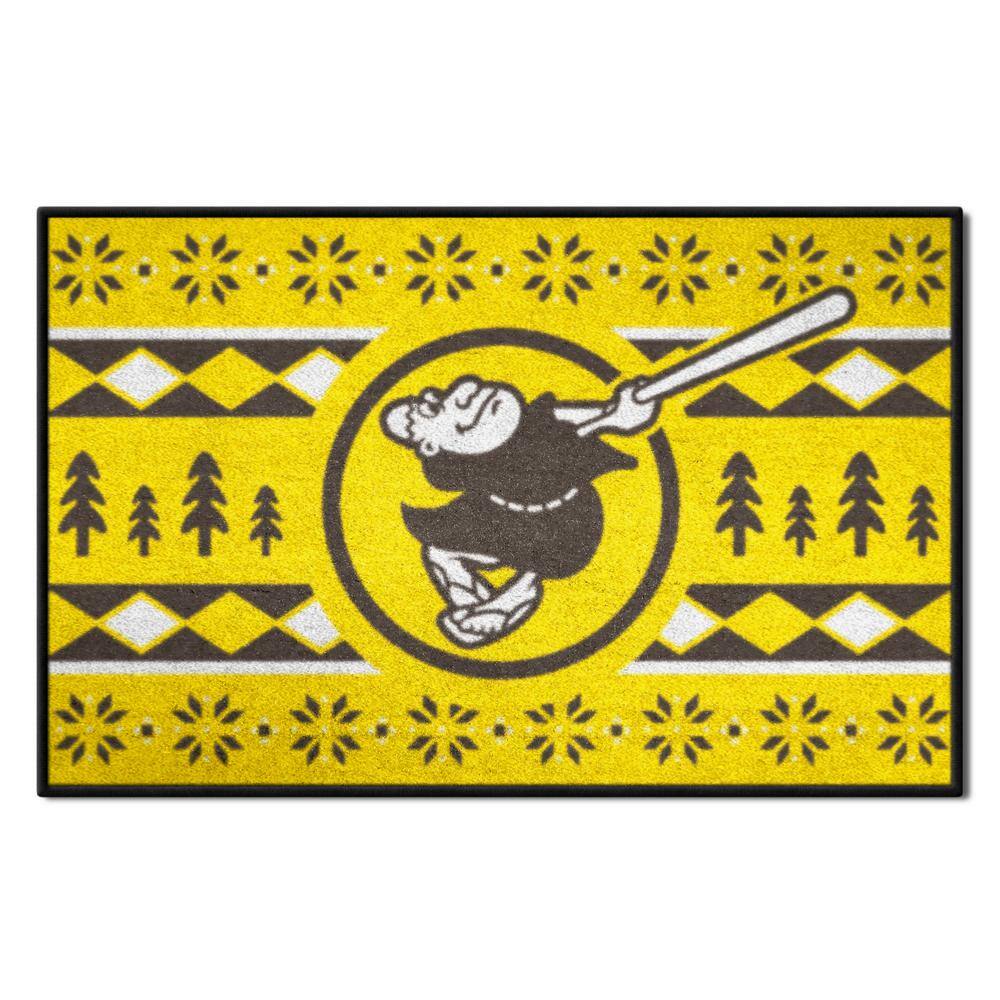 Mlb - San Diego Padres Starter Mat, Brown/yellow