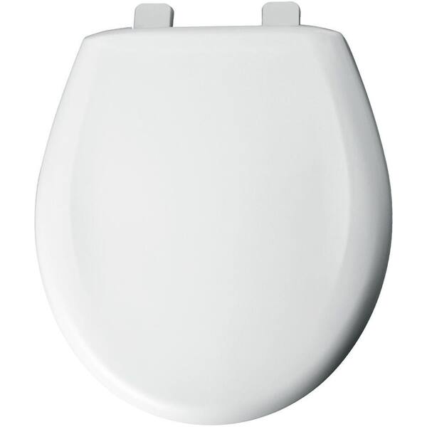 Church Round Closed Front Toilet Seat in White