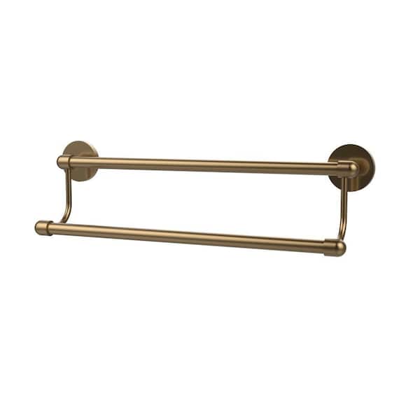 Allied Brass Tango Collection 24 in. Double Towel Bar in Brushed Bronze