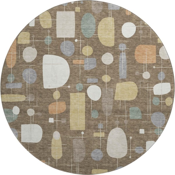 Addison Rugs Mayfield Premium Machine Washable Abstract AMF2393 ...
