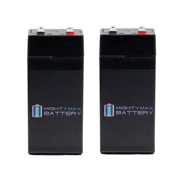 4-Volt 4.5Ah SLA Rechargeable Battery for UPS Backup 2-Pack