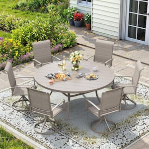 6 seat outdoor patio set with umbrella under 300 MFSTUDIO Dining for 6, Patio Furniture Set Umbrella(Navy Blue) : Patio, Lawn & Garden Create a modern and industrial touch to your dining or patio space.Product Features vicllax 7-Piece Metal Outdoor Dining