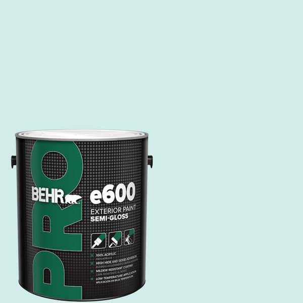 BEHR PRO 1 gal. #510C-1 Ionic Sky Semi-Gloss Exterior Paint