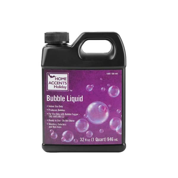 Home Accents Holiday 1 Qt. Bubble Liquid for Halloween Bubble Fog Machine  21SV22431 - The Home Depot