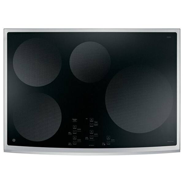 GE Profile 30 in. Ceramic Induction Cooktop in Stainless Steel with 4 Elements
