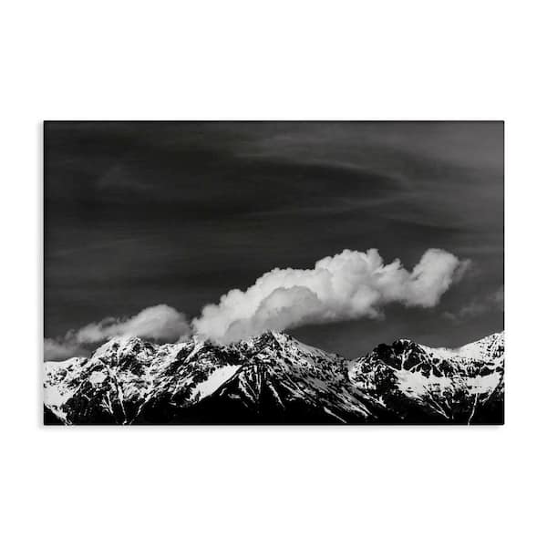 Stupell Industries Dolomites with Billowing Clouds by Deborah Revell Unframed Nature Graphic Art Print 30 in. x 45 in.