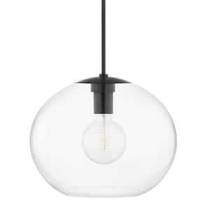 Margot 1-light Old Bronze Finish Extra Large Pendant Light with Clear Glass Shade
