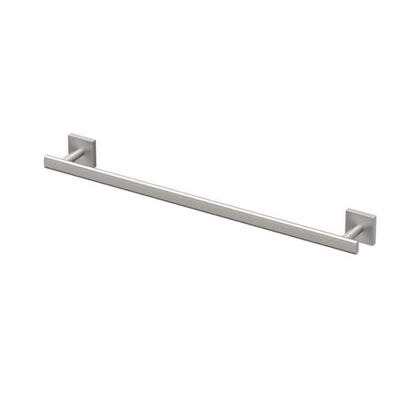 Gatco Form 18 in. Towel Bar in Brushed Nickel