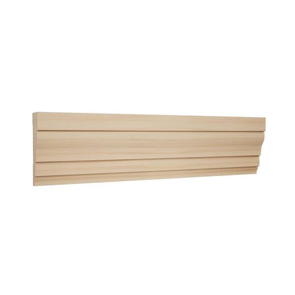 瑞溪 硯箱 木製 赤褐色 Ekena Millwork WM366 0.69 in. D x 2.25 in. W x 6 in. L Wood