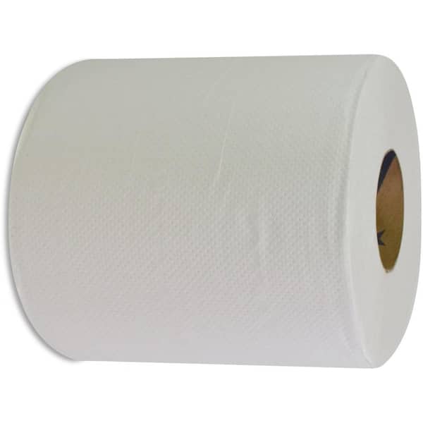 Bath White Paper Towel Roll Hardwound Roll 9" Soft Pull Paper Towels Dispensers