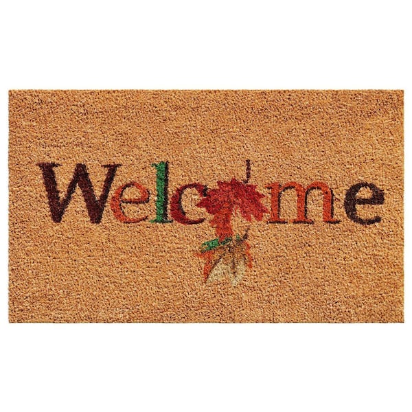 Fall Beauty 17 in. x 29 in. Coir Door Mat